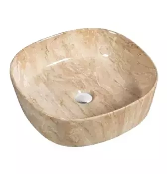 Раковина накладная SantiLine SL-7024 коричневый