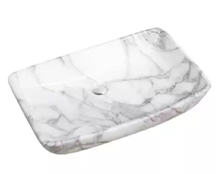 Раковина накладная SantiLine SL-7027 белый