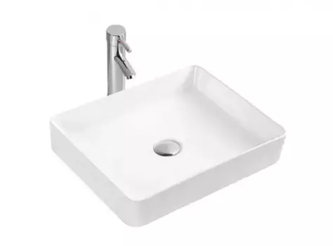 Раковина накладная Sintesi SIN-LVB-APP-407 белый