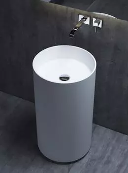 Раковина напольная 45 см Salini Armonia 201 130111SM, матовый белый