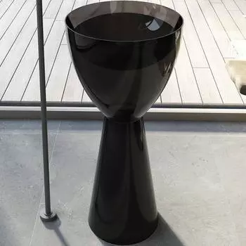 Раковина напольная Abber Kristall AT2703Onyx, черный