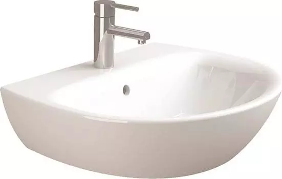 Раковина подвесная 62 см Sanitana Kapa / Pop Art S10078436200000, белый