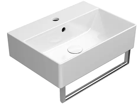 Раковина подвесная GSI Kube X 50х37 9447111 белый