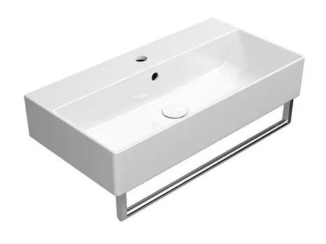 Раковина подвесная GSI Kube X 70х37 9455111 белый