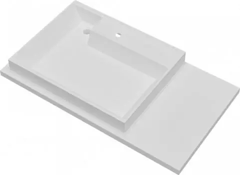 Раковина Санта Юпитер 90 900128 над стиральной машиной, левая