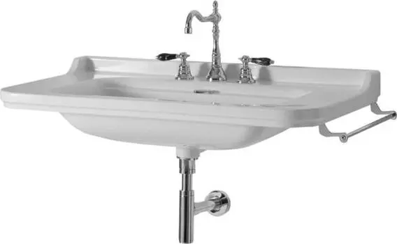 Раковина-столешница 120 см KERASAN Waldorf 4144K1bi/cr*1