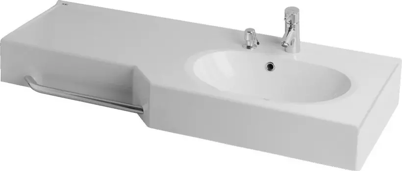 Раковина-столешница Aquaton Отель 125 1A70123WOT01R, правая