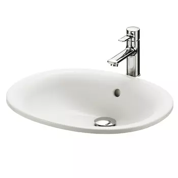 Раковина Toto Public 53х45 LW762Y белый