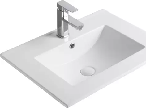 Раковина встраиваемая 61 см Orange B03-610w, белый глянцевый