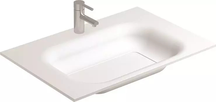 Раковина встраиваемая 78 см Sanitana Smooth S20044211700000, белый