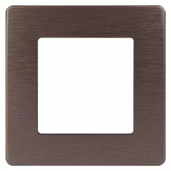 Рамка 1-постовая ЭРА 12 сатин бронза 12-5101-13 Б0052506