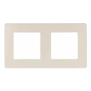 Рамка 2-постовая ЭРА 12 сатин слоновая кость 12-5102-02 Б0052510
