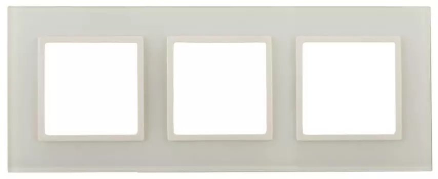 Рамка 3-постовая ЭРА Elegance 14-5103-02 Б0034507