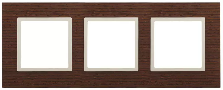 Рамка 3-постовая ЭРА Elegance 14-5303-09 Б0034580