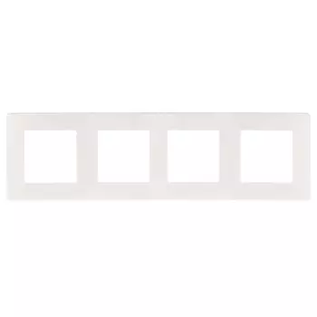 Рамка 4-постовая ЭРА 12 сатин белый 12-5104-01 Б0052529
