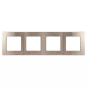 Рамка 4-постовая ЭРА 12 сатин бронза 12-5104-13 Б0052536