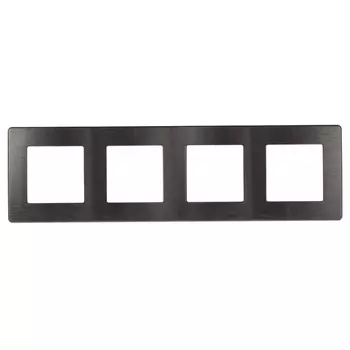 Рамка 4-постовая ЭРА 12 сатин графит 12-5104-12 Б0052535