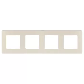 Рамка 4-постовая ЭРА 12 сатин слоновая кость 12-5104-02 Б0052530