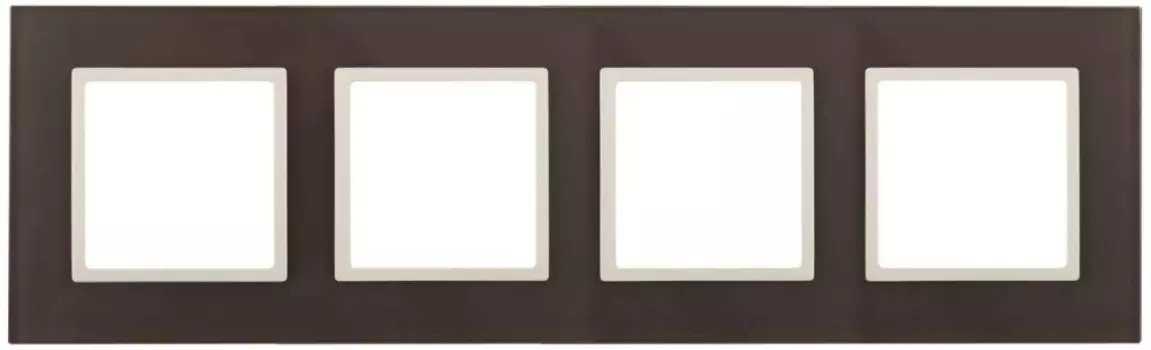 Рамка 4-постовая ЭРА Elegance 14-5104-31 Б0034539