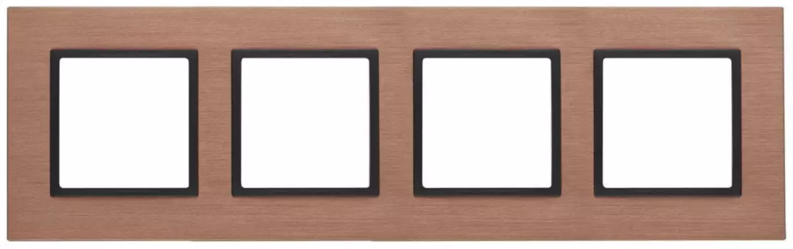 Рамка 4-постовая ЭРА Elegance 14-5204-14 Б0034562