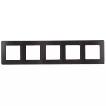 Рамка 5-постовая ЭРА 12 сатин антрацит 12-5105-05 Б0052543