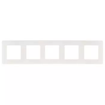 Рамка 5-постовая ЭРА 12 сатин белый 12-5105-01 Б0052539