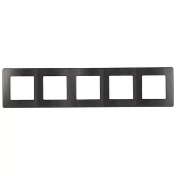 Рамка 5-постовая ЭРА 12 сатин графит 12-5105-12 Б0052545
