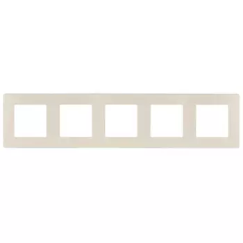 Рамка 5-постовая ЭРА 12 сатин слоновая кость 12-5105-02 Б0052540