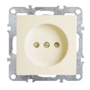 Розетка Feron Stekker Эрна б/з 10A 250V с защитной шторкой слоновая кость PST10-9109-02 39327