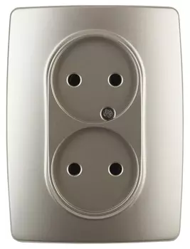 Розетка ЭРА 12 2x2P 16A 250V 12-2107-04 Б0031241
