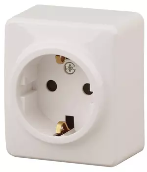 Розетка ЭРА Эксперт 2P E Schuko со шторками 16A 250V 11-2204-02 Б0020689