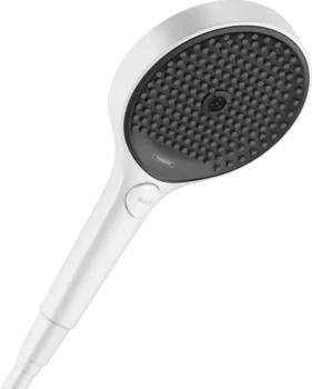 Ручной душ 130 3 jet Ecosmart Hansgrohe Rainfinity 26865700, белый матовый