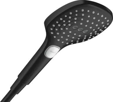 Ручной душ Hansgrohe Raindance Select E 120 Air 3jet 26520670, чёрный матовый
