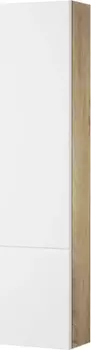 Шкаф-пенал Aquaton Мишель 23 1A244303MIX40, белый софт/дуб эндгрейн