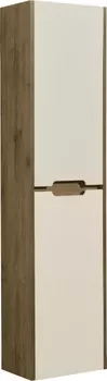 Шкаф-пенал Aquaton Оливия 40 1A254603OLVG0, бежевый/дуб веллингтон