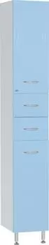 Шкаф-пенал Bellezza Уют 30 R голубой