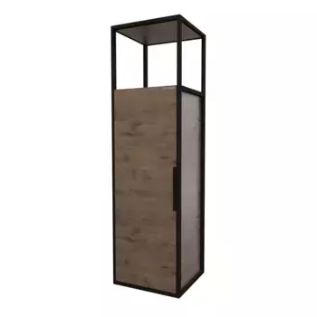 Шкаф-пенал Grossman Лофт 304001 коричневый, черный