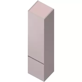 Шкаф пенал Kerama Marazzi Cubo 35 L CU.165lh\MAL подвесной мальва матовая