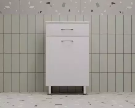 Шкаф-пенал Style Line Эко Стандарт АА00-000042,1 ящик, белый