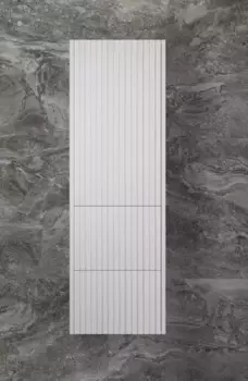 Шкаф-пенал Style Line Стокгольм 36 см ЛС-00002316 подвесной, правый, белый рифленый