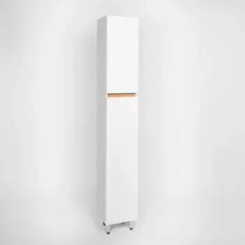 Шкаф-пенал Viant Мальта VMAL300-PEN белый, коричневый