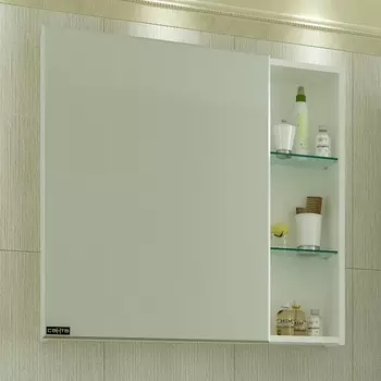 Шкаф зеркальный СанТа Дублин 123006 75 см, белый