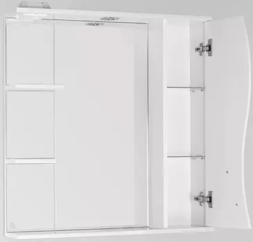 Шкаф зеркальный Style Line Амелия 75 белый ЛС-00000014