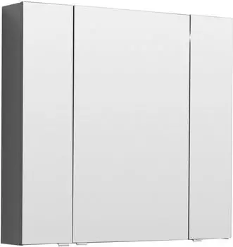 Шкаф-зеркало Aquanet Алвита 90 00240110 серый