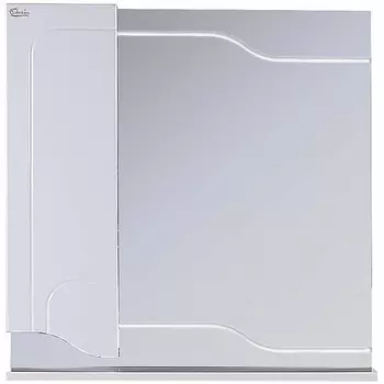 Шкаф-зеркало Onika Веронэлла 75.00 L 207521 Белое