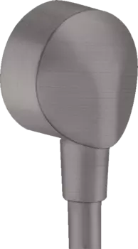Шланговое подключение Hansgrohe Fixfit Е 27454340, шлифованный черный хром