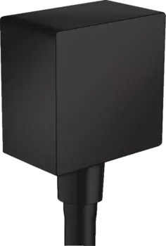 Шланговое подключение Hansgrohe Fixfit Square 26455670, чёрный матовый
