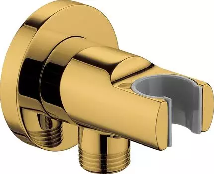 Шланговое подключение Omnires 8873GL с держателем ручного душа, золото