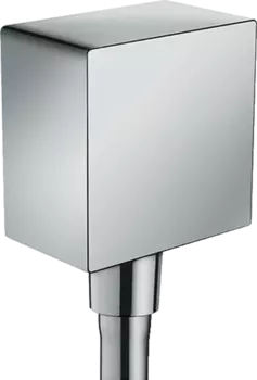 Шланговое подсоединение Hansgrohe Fixfit Square 26455000, хром