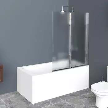 Штора для ванной BelBagno UNO-V-2-100/150-P-Cr-R